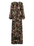 Camilla Told in the Tapestry maxi dress - Black