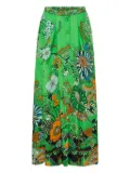 Camilla Good Vibes Generation A-line skirt - Green