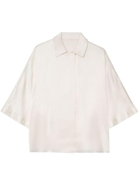 ANINE BING Julie satin shirt