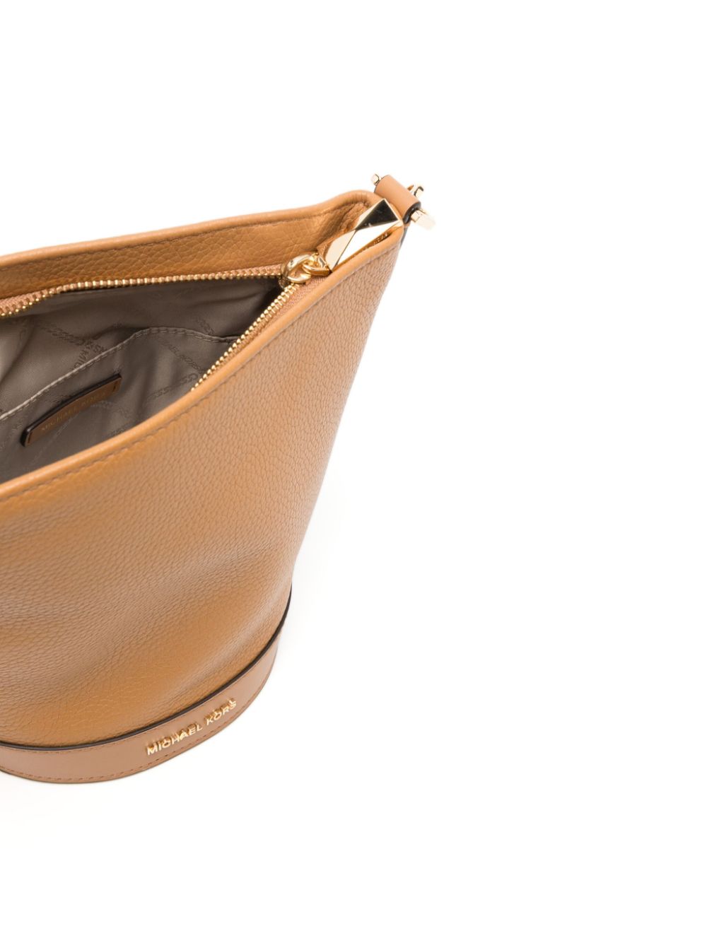 Shop Michael Kors Townsend Bucket Bag In Brown