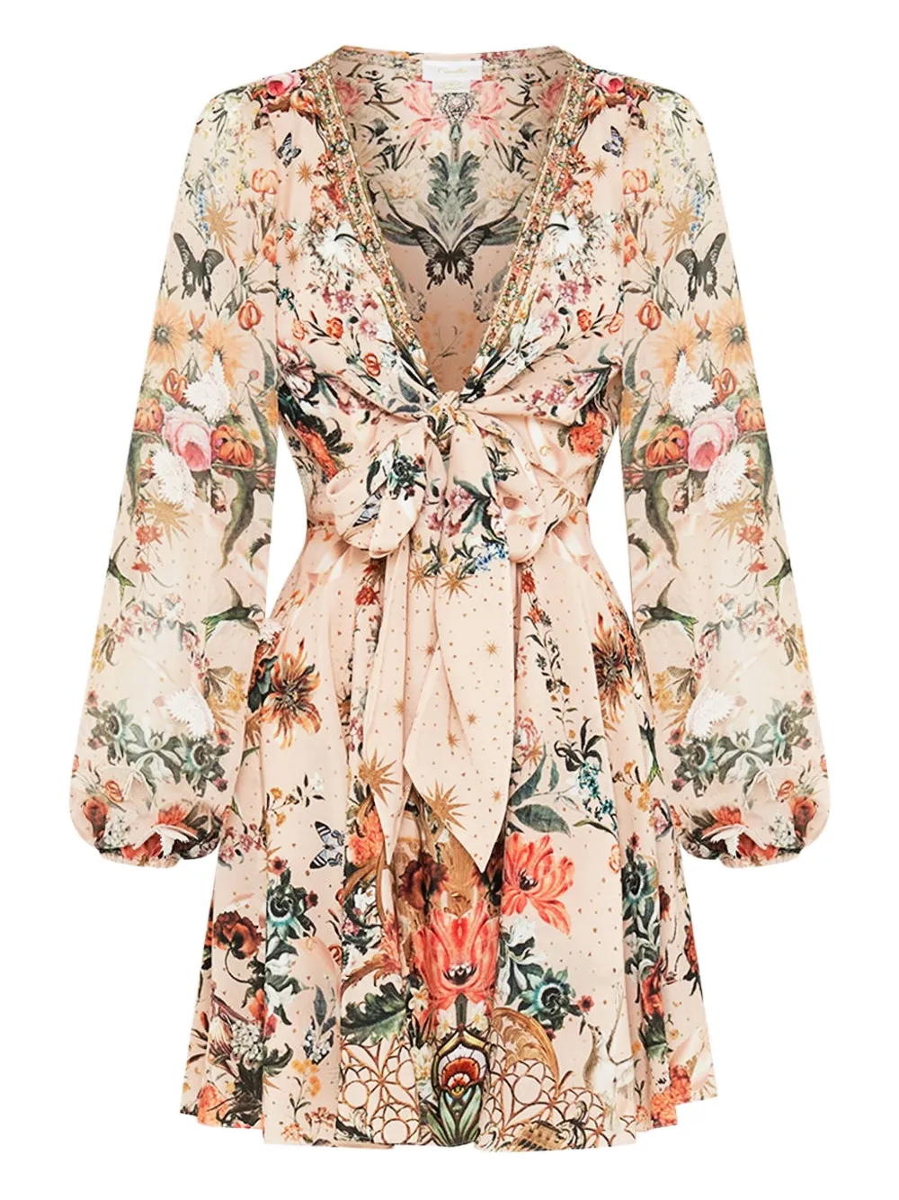 Camilla floral mini dress - ピンク Camilla floral mini dress - ピンク