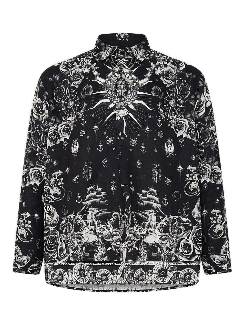 Camilla Tales Of Tattoo tunic shirt | Black | Image 1