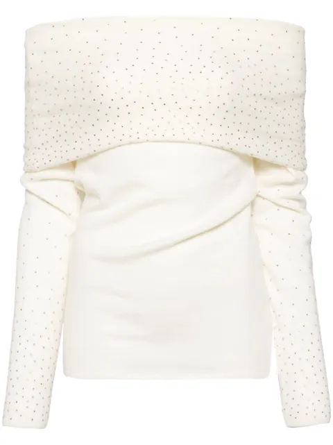 Camilla off-shoulder knitted top
