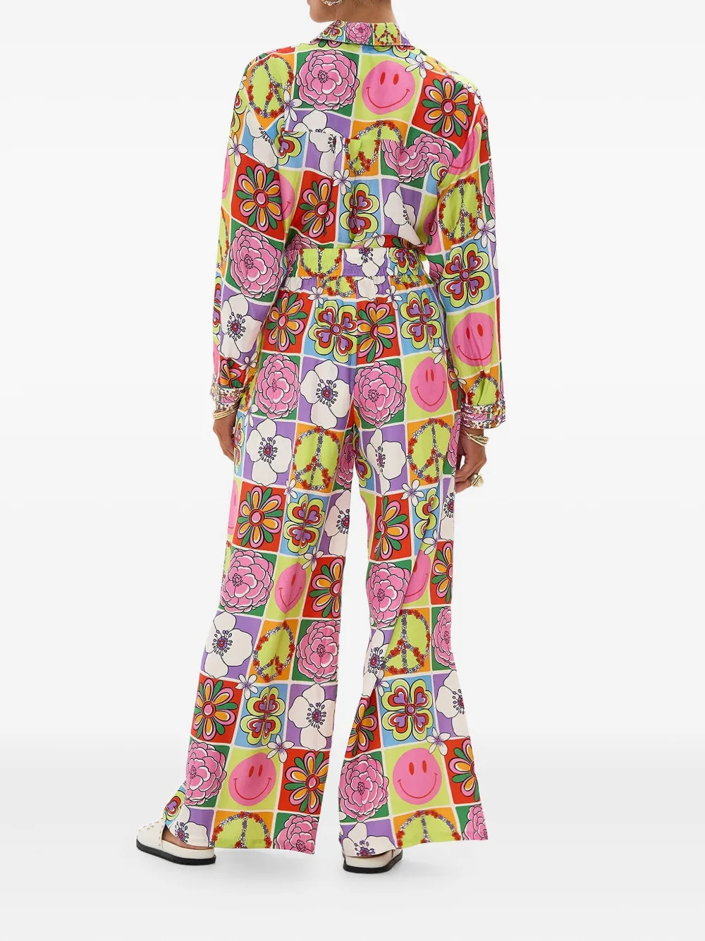 Camilla Straight broek Paars