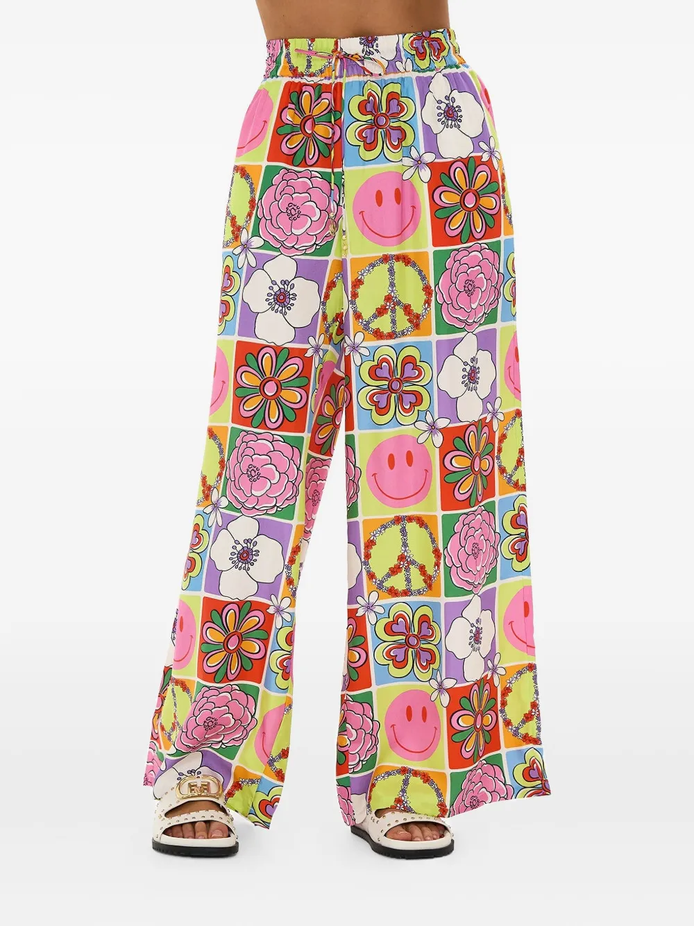 Camilla Straight broek Paars