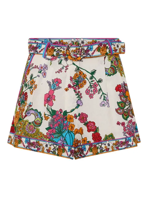 Camilla tuck front shorts
