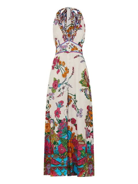 Camilla jumpsuit con cuello halter