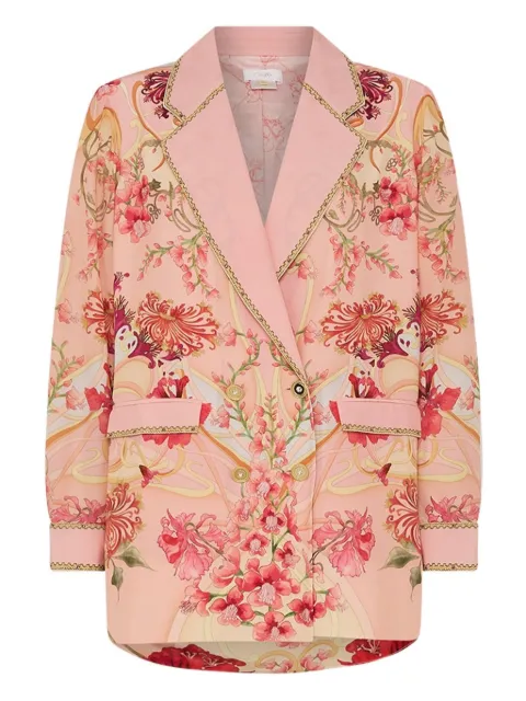 Camilla Blossoms and Brushstrokes blazer