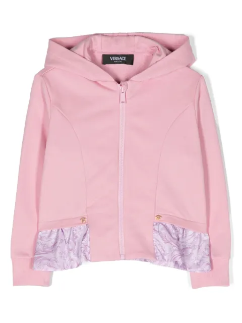 Versace Kids hoodie con cierre
