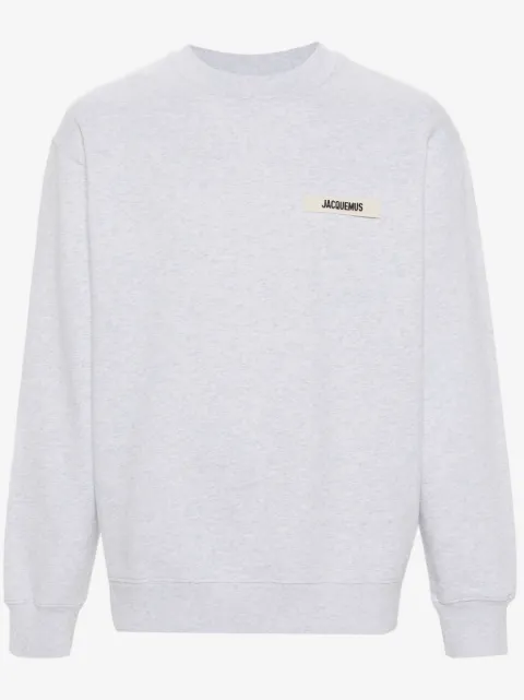 Jacquemus logo-patch sweatshirt