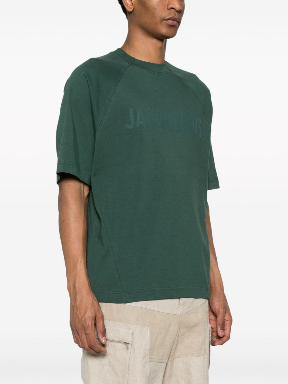 Jacquemus T-shirt met print Groen