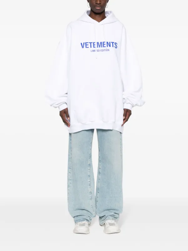 Vetements hoodie white top