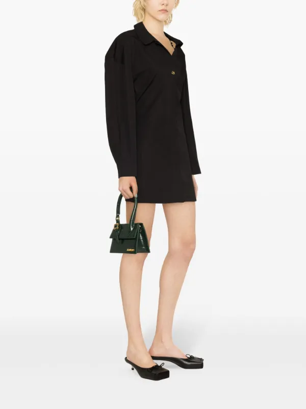 jacquemus asymmetric mini dress Jacquemus Saudade Draped Asymmetric Mini Dress 38