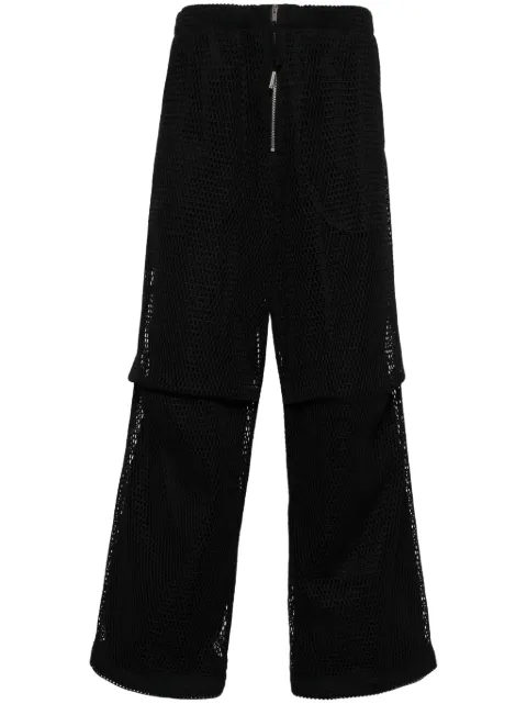 Jil Sander layered open-knit trousers