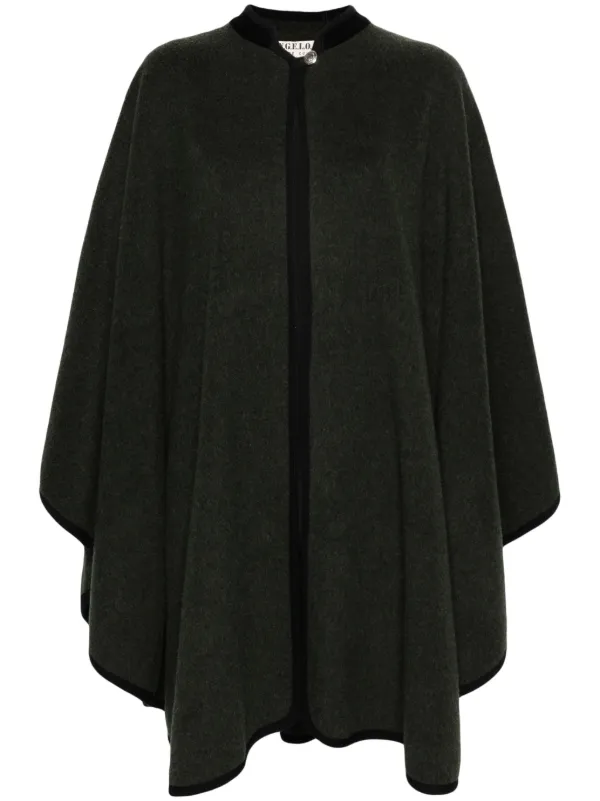 A.N.G.E.L.O. Vintage Cult 1990s Wool Cape | Green | FARFETCH ZA