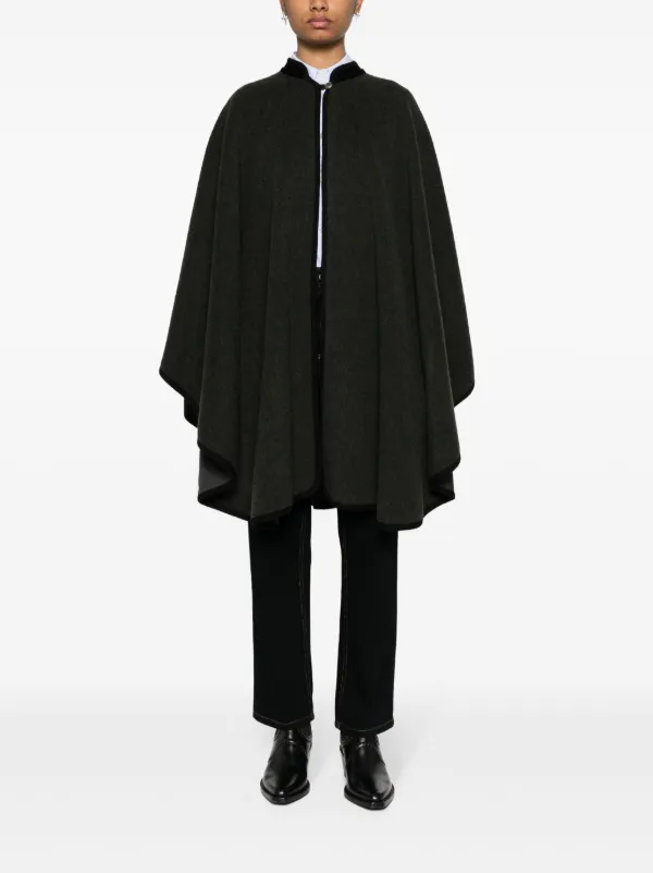 A.N.G.E.L.O. Vintage Cult 1990s Wool Cape | Green | FARFETCH ZA