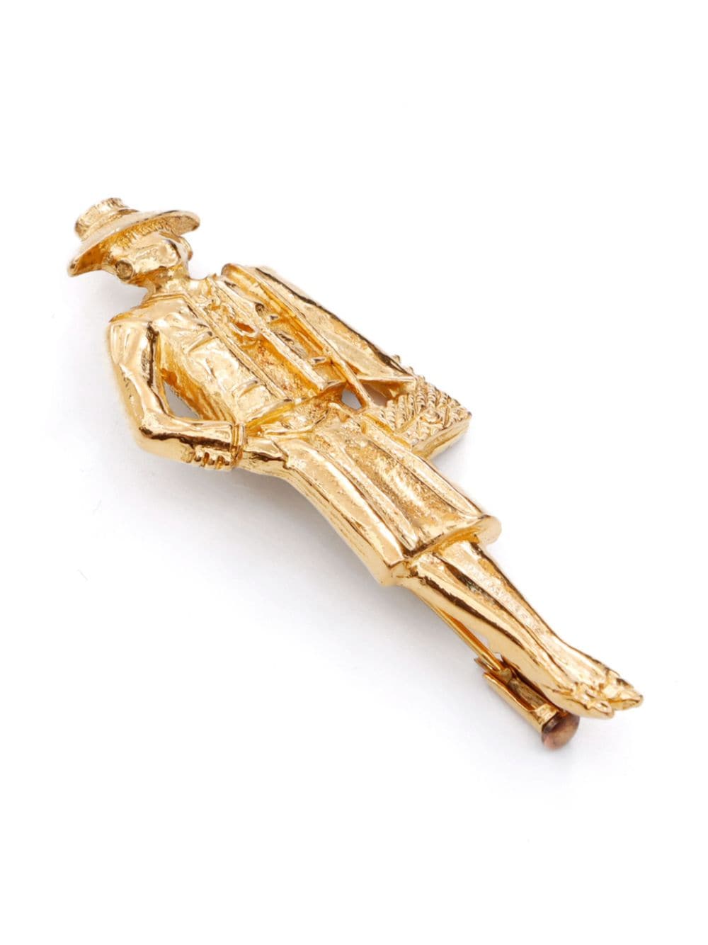 CHANEL Pre-Owned 1981-1985 Mademoiselle broche - Goud