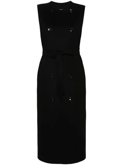 Max Mara double-breasted sleeveless coat