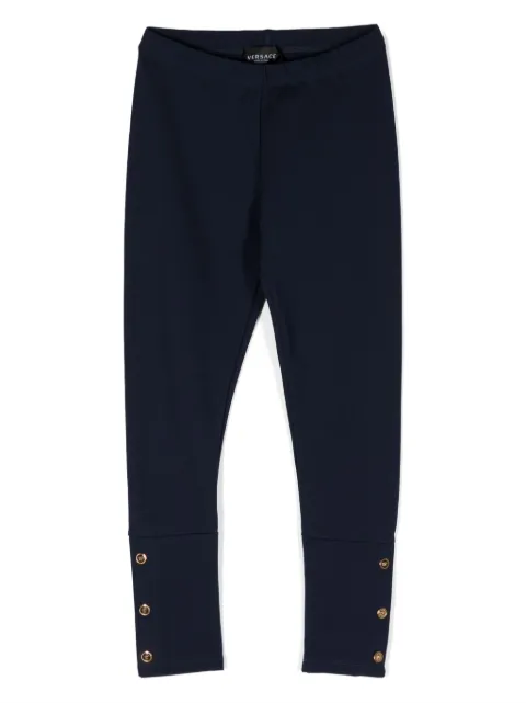 Versace Kids Medusa-detailed elasticated-waistband leggings