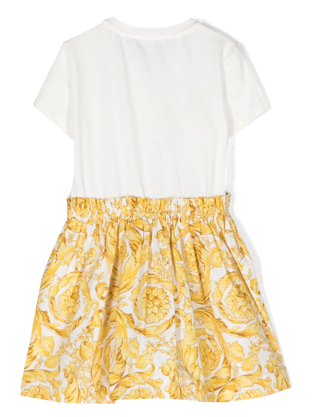 Versace Kids T-shirtjurk met barokprint - Wit