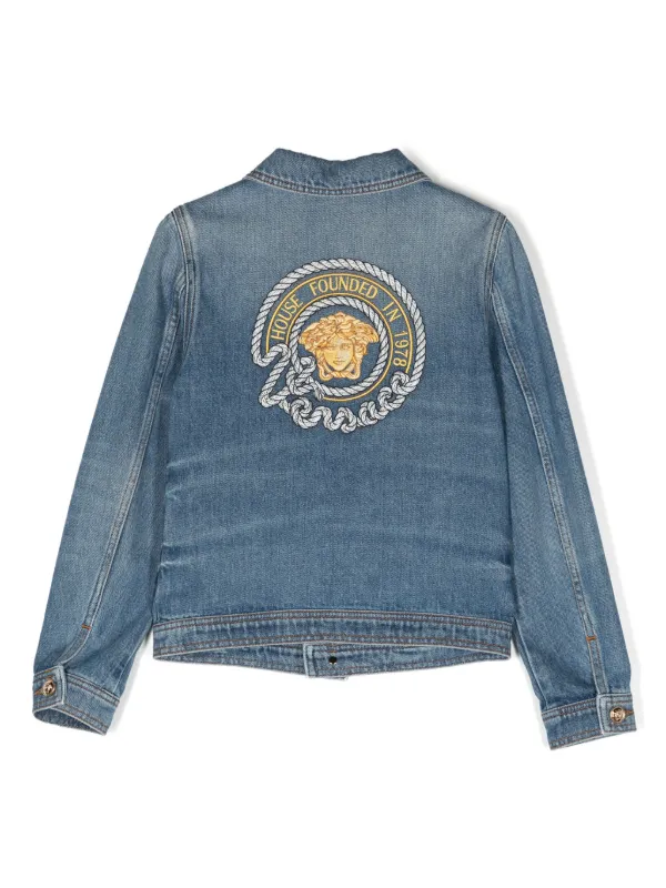 Kith versace jean jacket 2025