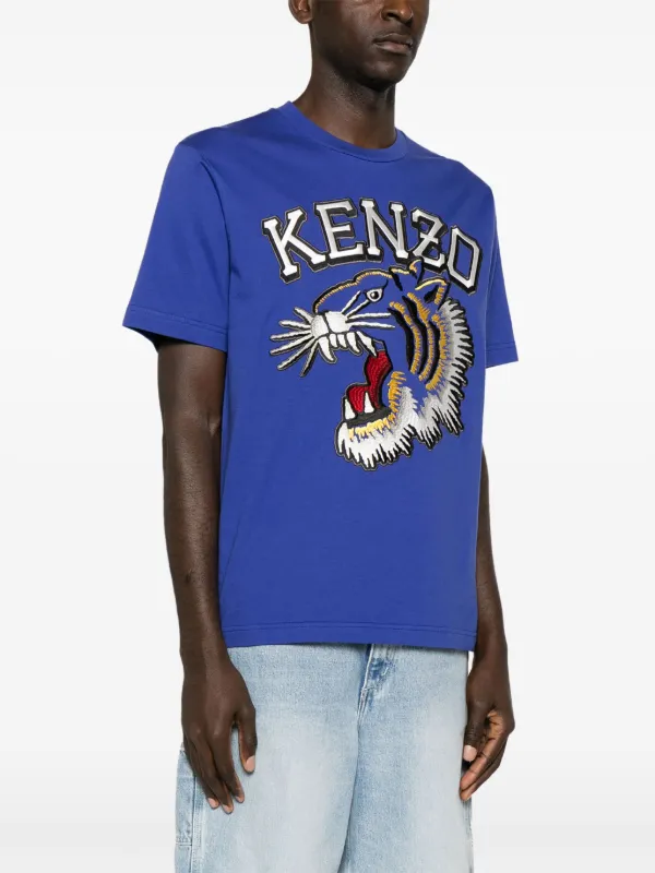 Kenzo Tiger Varsity Cotton T shirt Farfetch