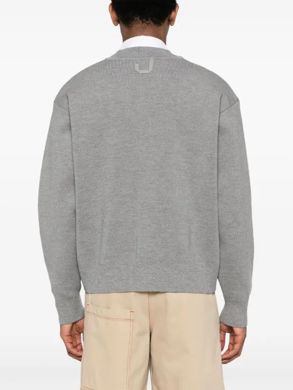 Jacquemus Le Cardigan Boutonné Jacket | Grey | FARFETCH
