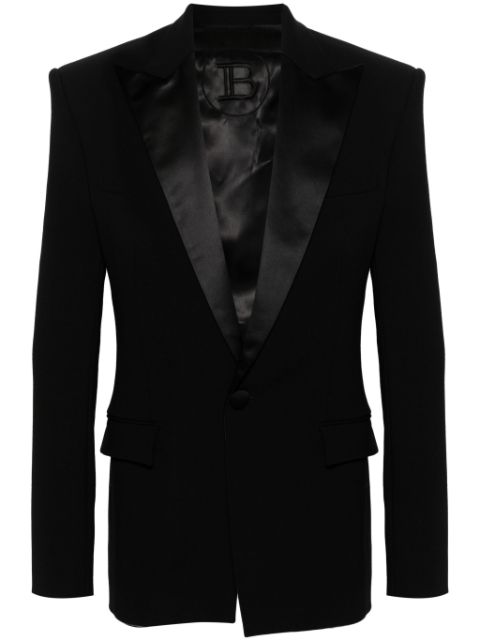 Balmain satin-lapel blazer Men