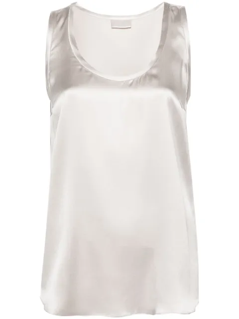 Brunello Cucinelli camiseta en satén