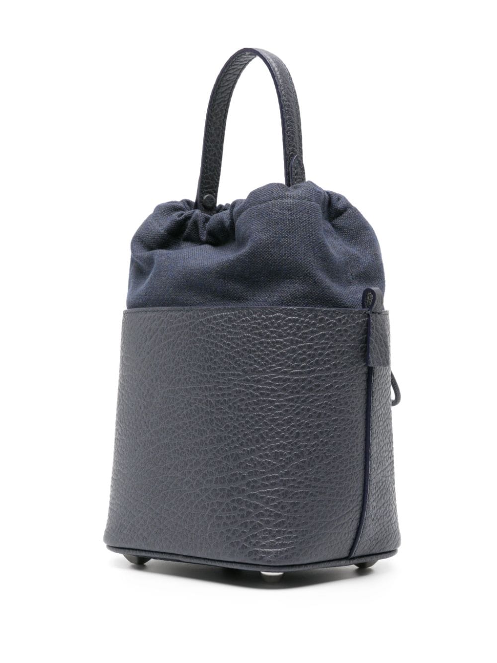 Shop Maison Margiela 5ac Logo-patch Bucket Bag In Blau
