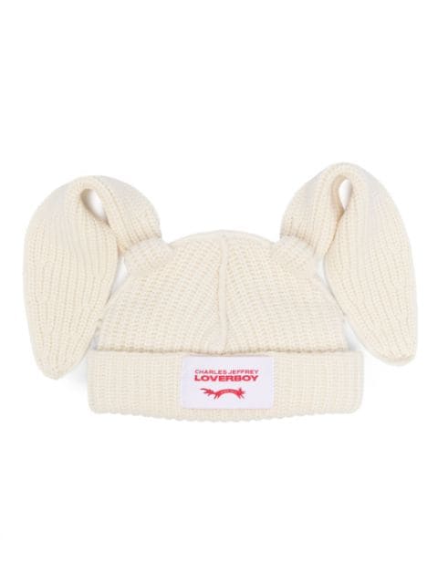 Charles Jeffrey Loverboy floppy-bunny-ears beanie 