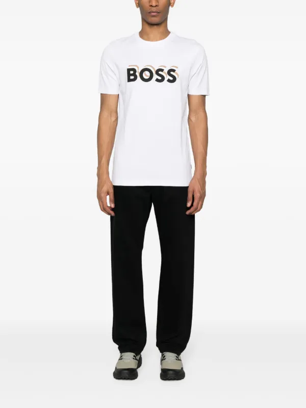 BOSS ロゴ Tシャツ | ホワイト | FARFETCH JP