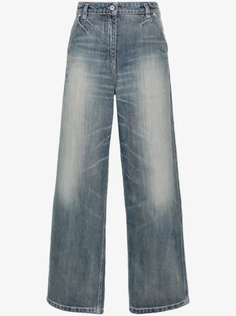 Kenzo jeans anchos de tiro bajo