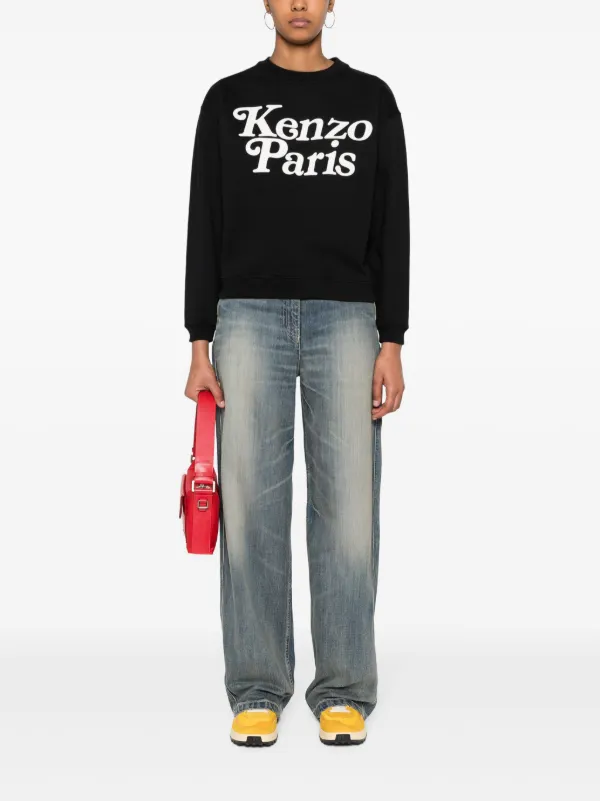 KENZO 24ss ローライズワイドジーンズ　サイズ25 Kenzo ローライズ ワイドジーンズ | ブルー | FARFETCH JP