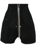 Rick Owens drop-crotch bermuda shorts - Black