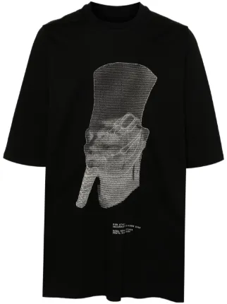 Rick Owens Ron Jumbo SS Tシャツ | ブラック | FARFETCH JP