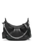 Stuart Weitzman Stellar Crescent leather shoulder bag - Black