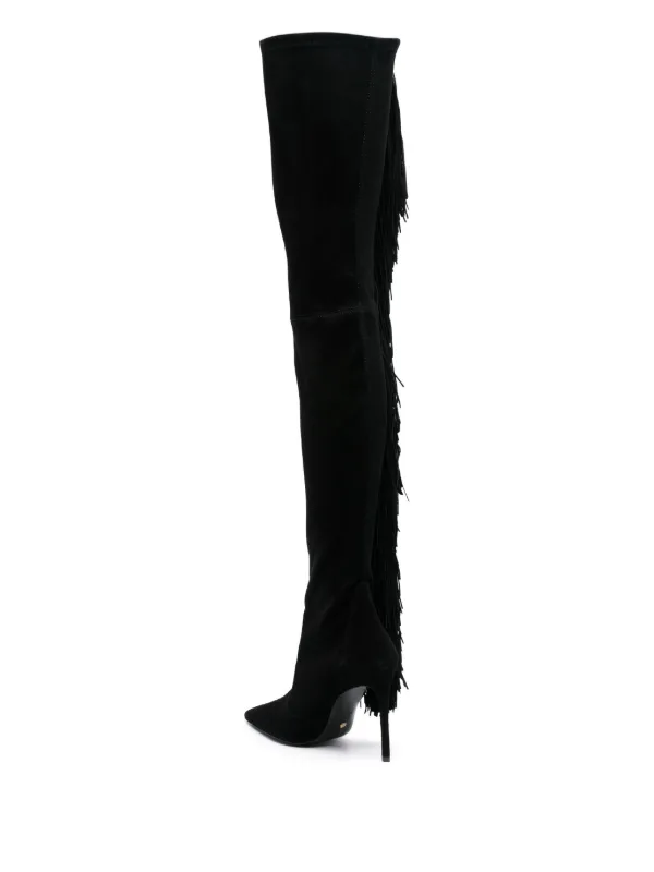 Stuart weitzman hot sale fringe boots