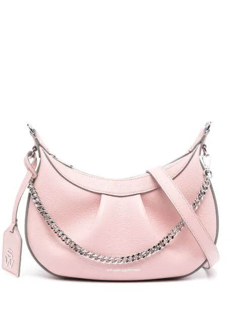 Stuart Weitzman Stellar Crescent leather shoulder bag