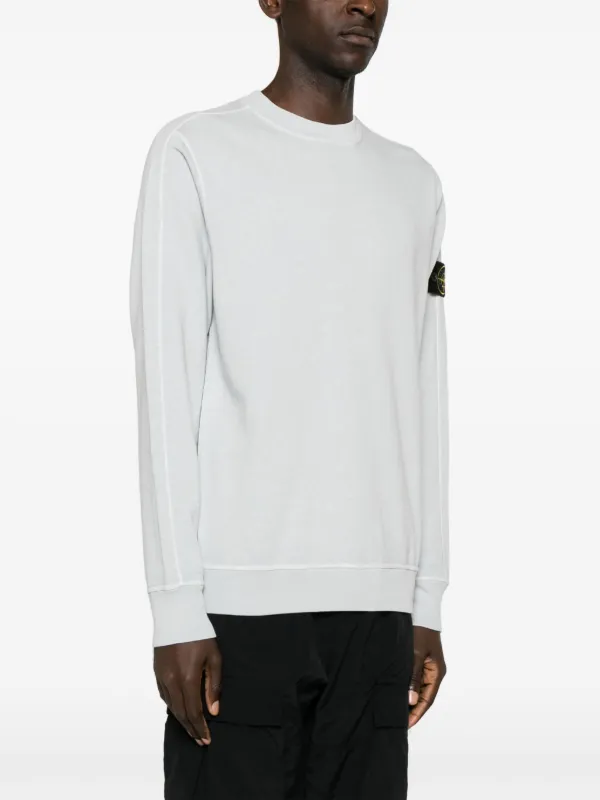 STONE  コンパス スウェットシャツ Stone Island コンパスバッジ スウェットシャツ | ブラック