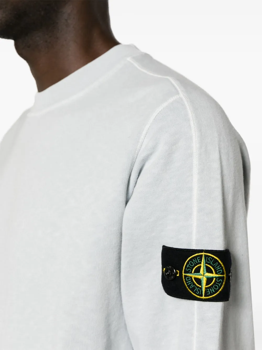 Stone Island コンパスバッジ スウェットシャツ | ブルー