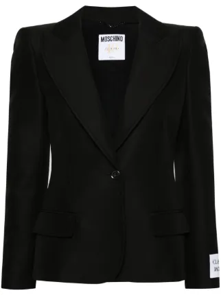 Moschino シングルジャケット | ブラック | FARFETCH JP