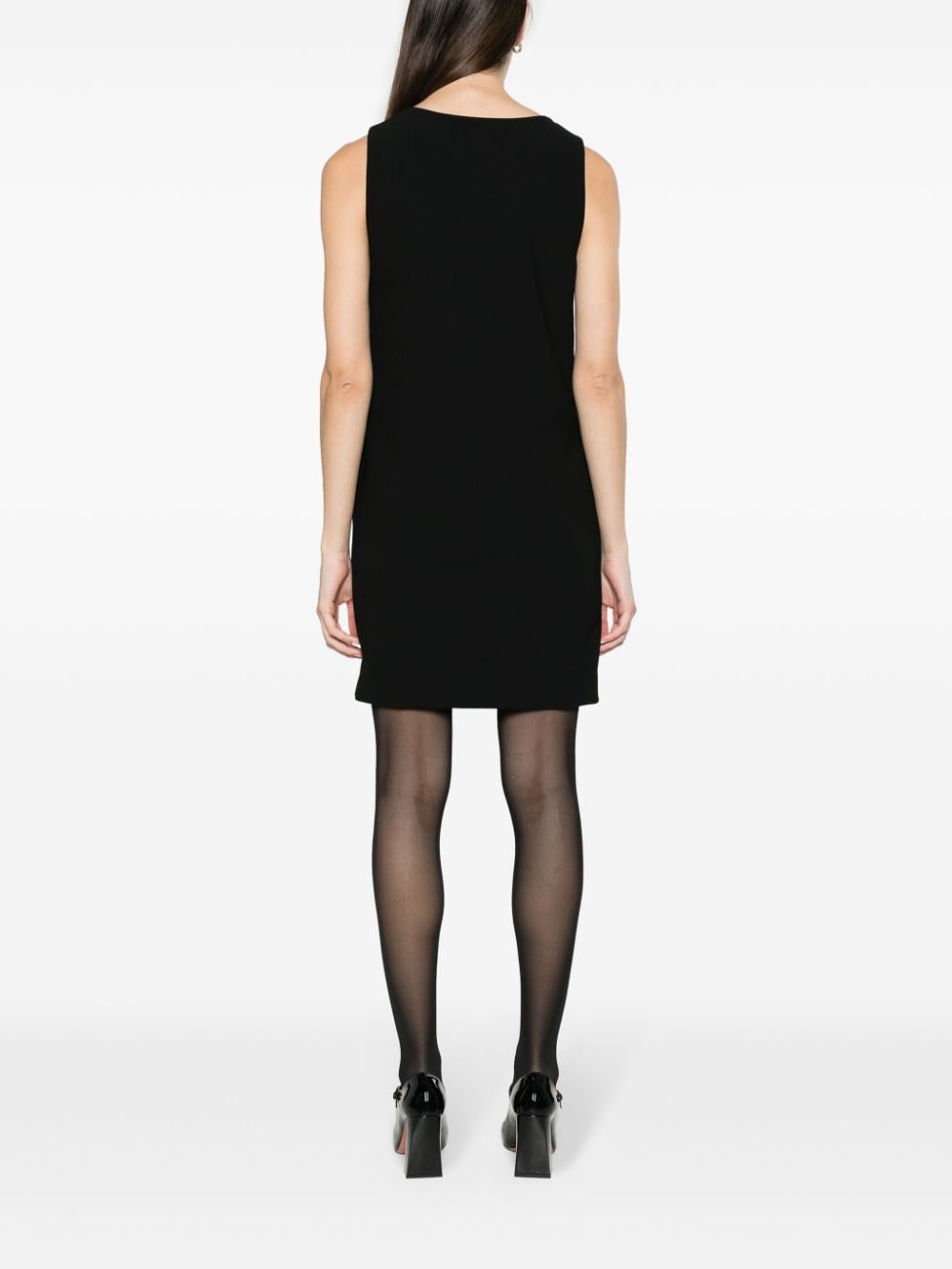 Moschino Mini-jurk met print Zwart
