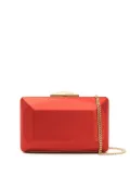 Jimmy Choo Diamond Box satin clutch bag - Red