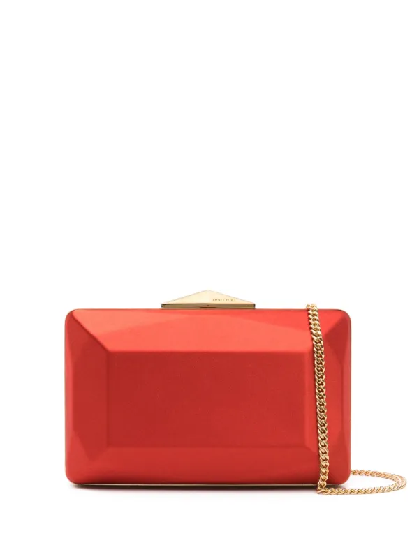 Red store Boxed Clutch