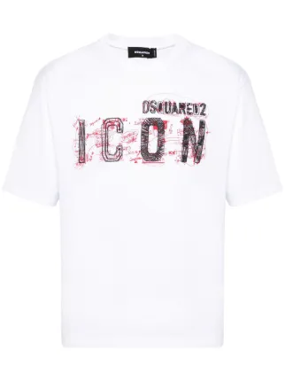 DSQUARED2 Camiseta Be Icon Blanco FARFETCH ES