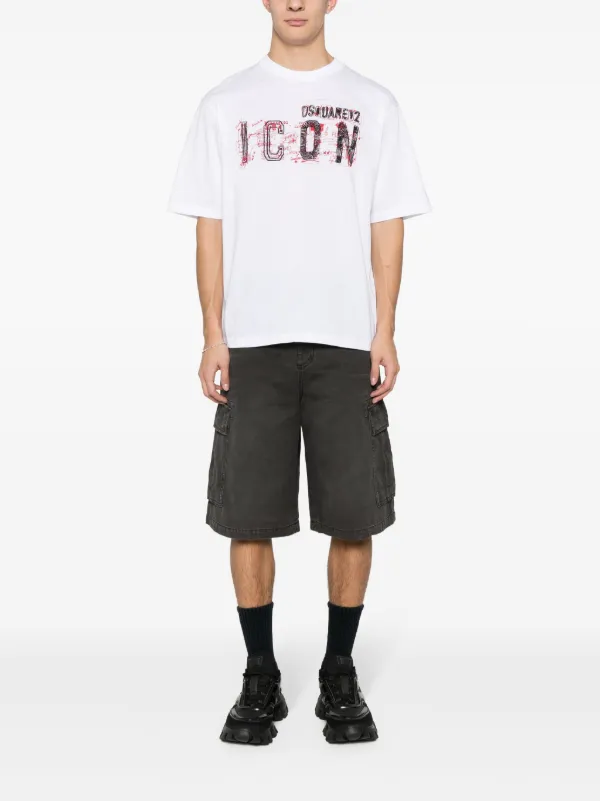 DSQUARED2 Be Icon Tシャツ | ホワイト | FARFETCH JP