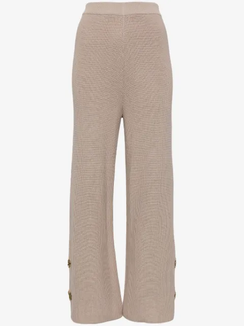 Izaak Azanei pantalones tejidos con diseño recto