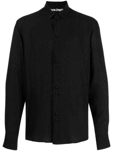 Palm Angels all-over monogram shirt