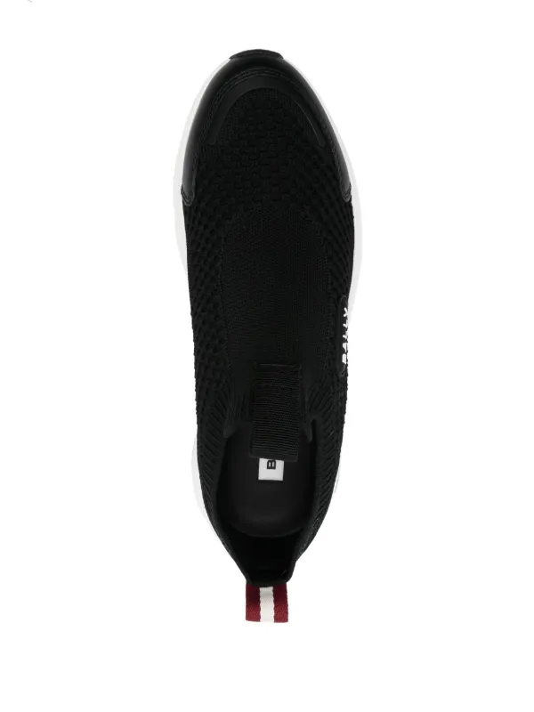Bally knitted-upper slip-on Sneakers | Black | FARFETCH